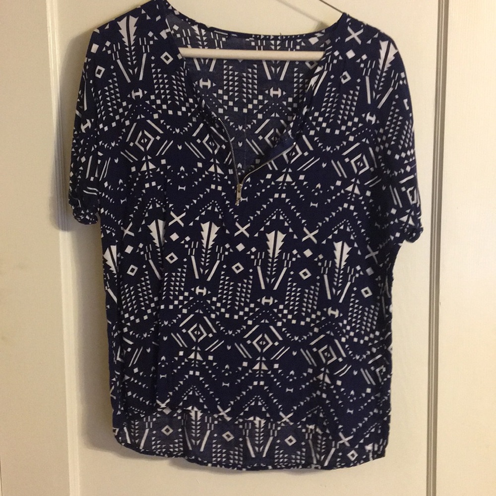 Aztec printed shirt